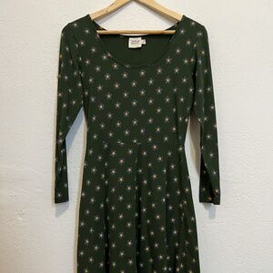 Green Floral Dress